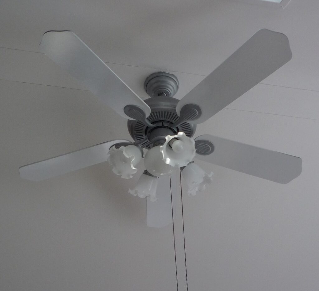 Update A Ceiling Fan Using Spray Paint