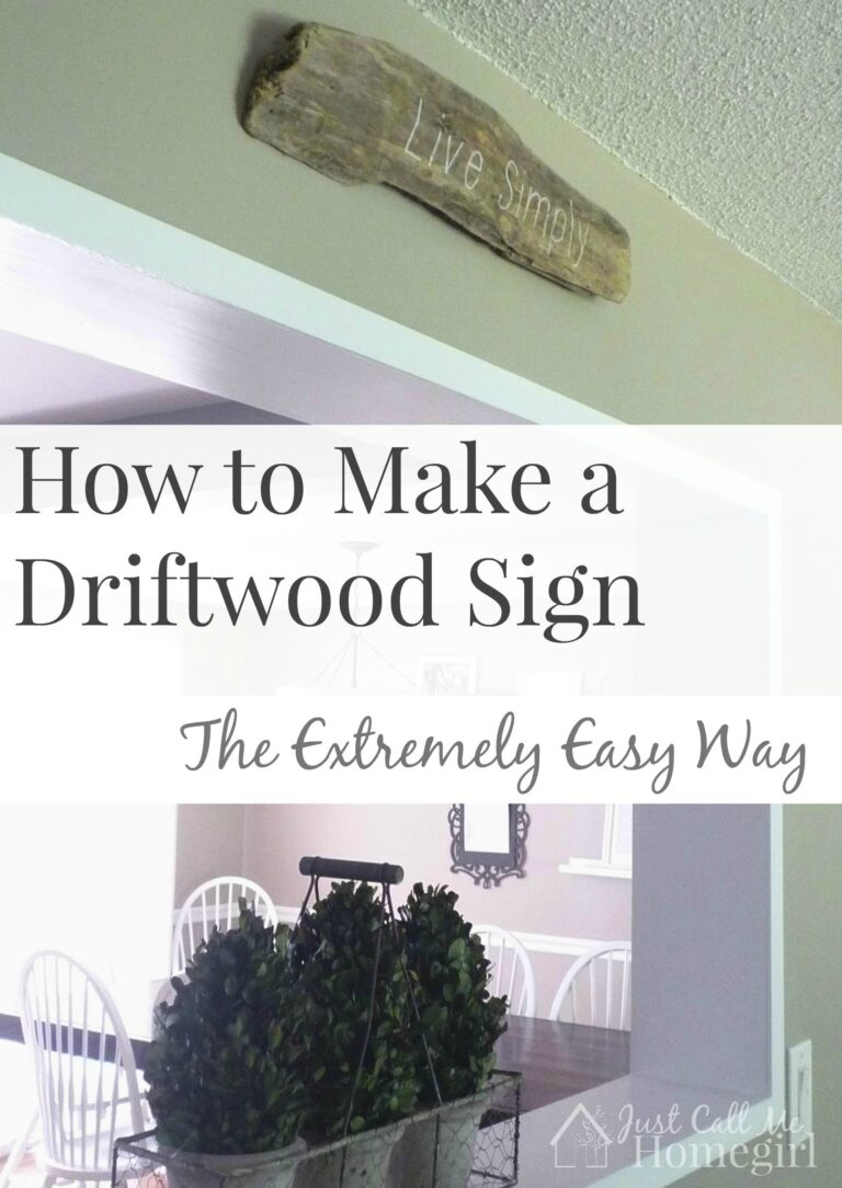How to Make a Driftwood Sign