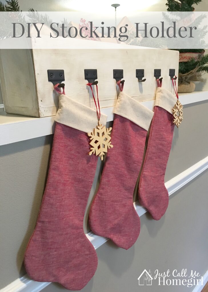 How to make Farmhouse Stocking Holders for your Mantle