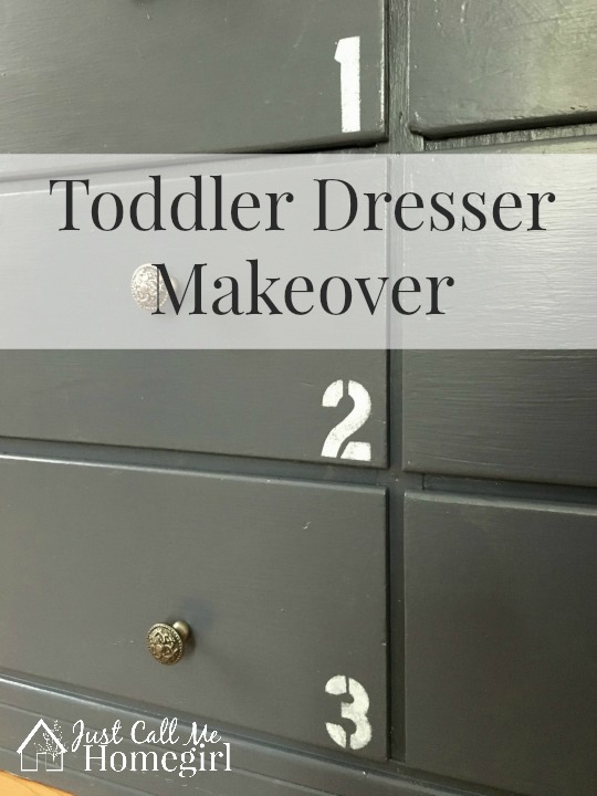 toddler dresser makeover