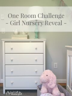 One Room Challenge Baby Girl Nursery