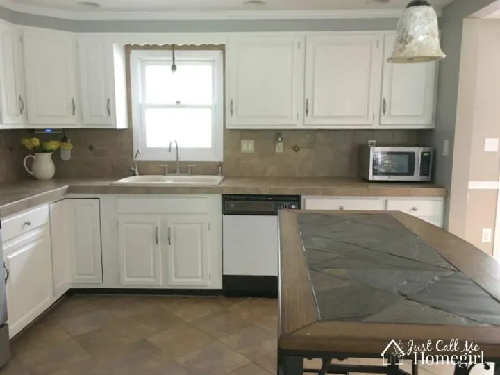 Painted Kitchen Cabinets After