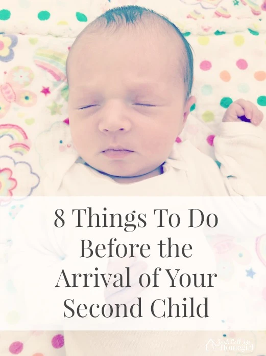 things to do before the arrival of your second child