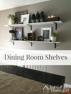 Dining Room Shelves