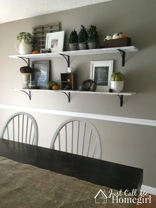 Dining Room Shelves