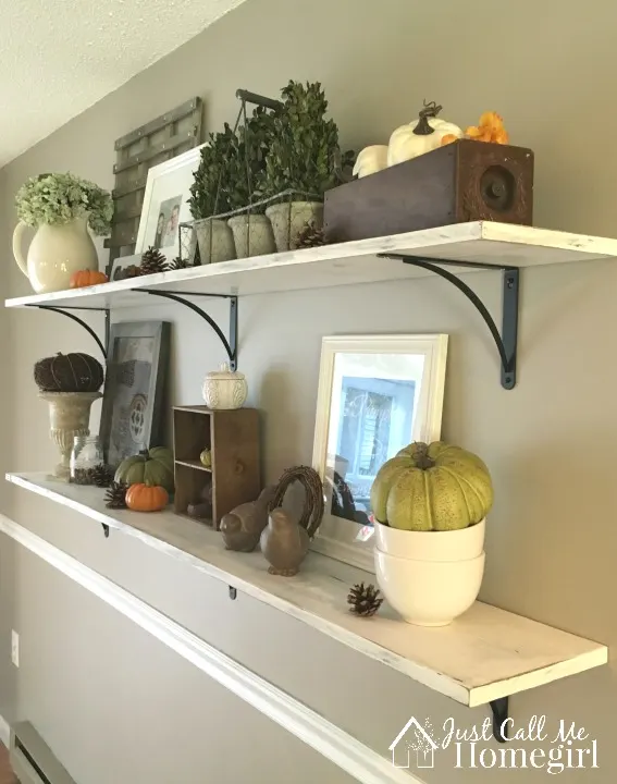 shelves dining room