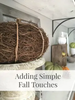 Adding simple Fall Touches