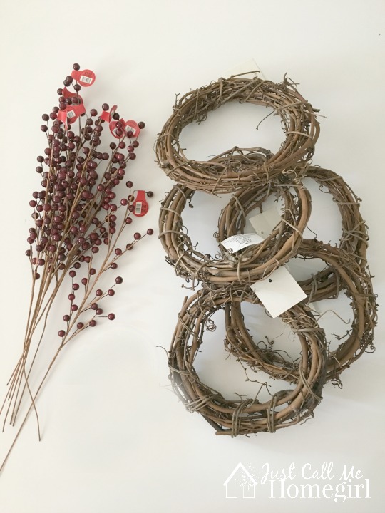 Grapevine wreaths