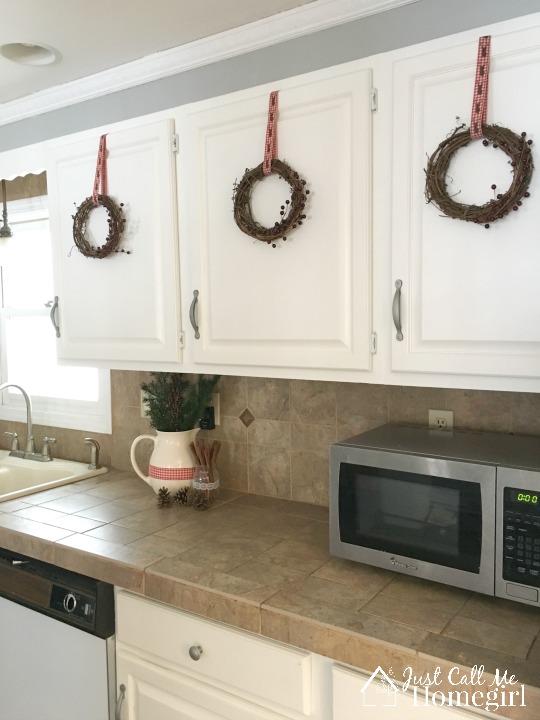 Easy Rustic Holiday Kitchen Wreaths - Just Call Me Homegirl