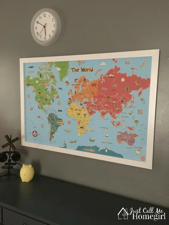 kids wall maps