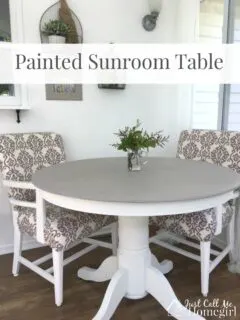 Panted Sunroom Table