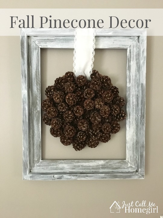 Fall Pinecone Decor