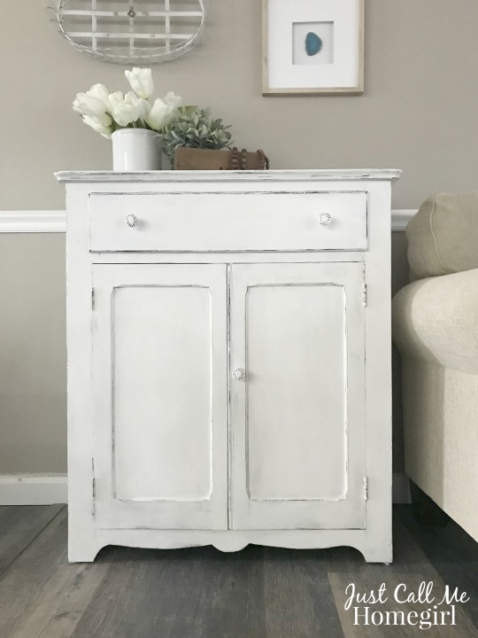 Cabinet Makeover with Country Chic Paint - Just Call Me Homegirl