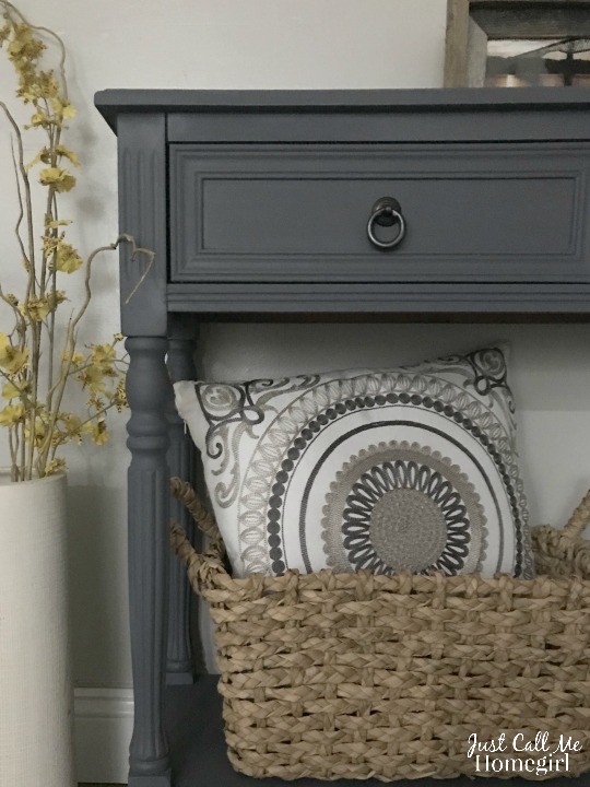 Painted shop console table