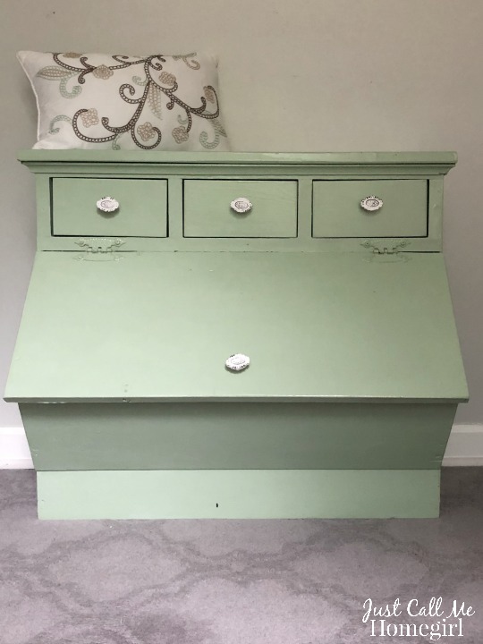 painted toy chest