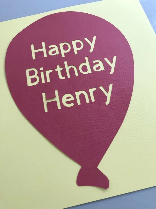 Happy Birthday Henry Paper