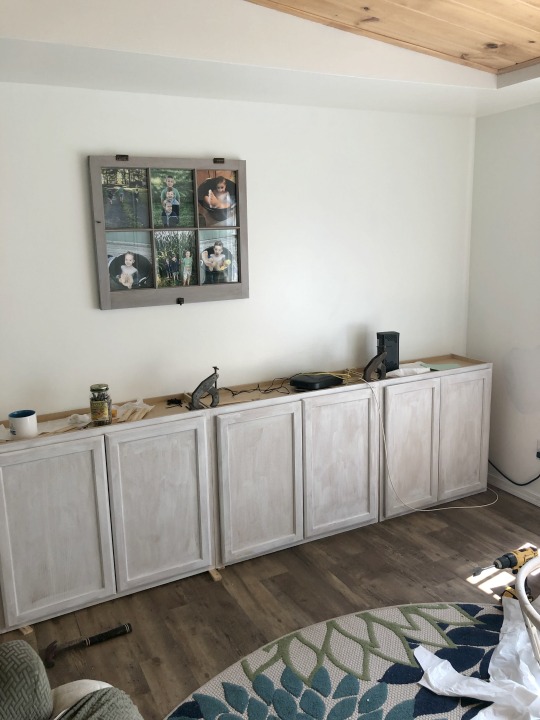 Upper Cabinets Made Into Built Ins