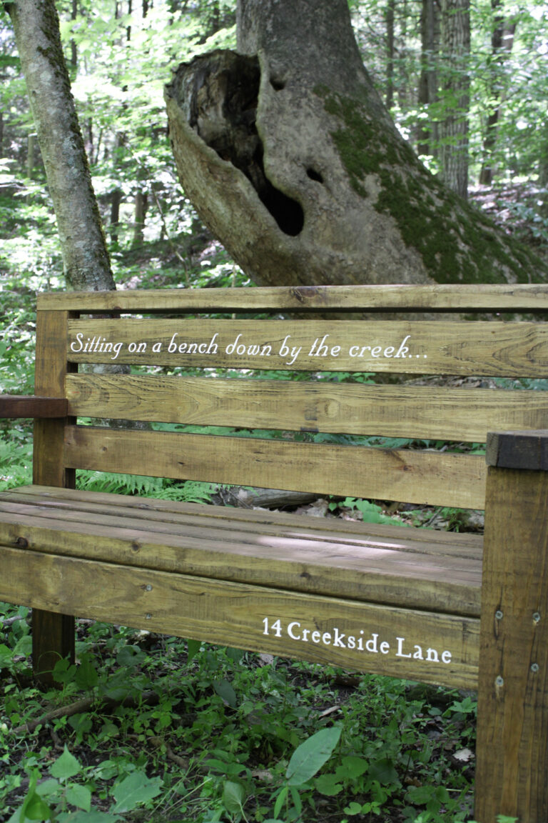 DIY Outdoor Bench with Cricut