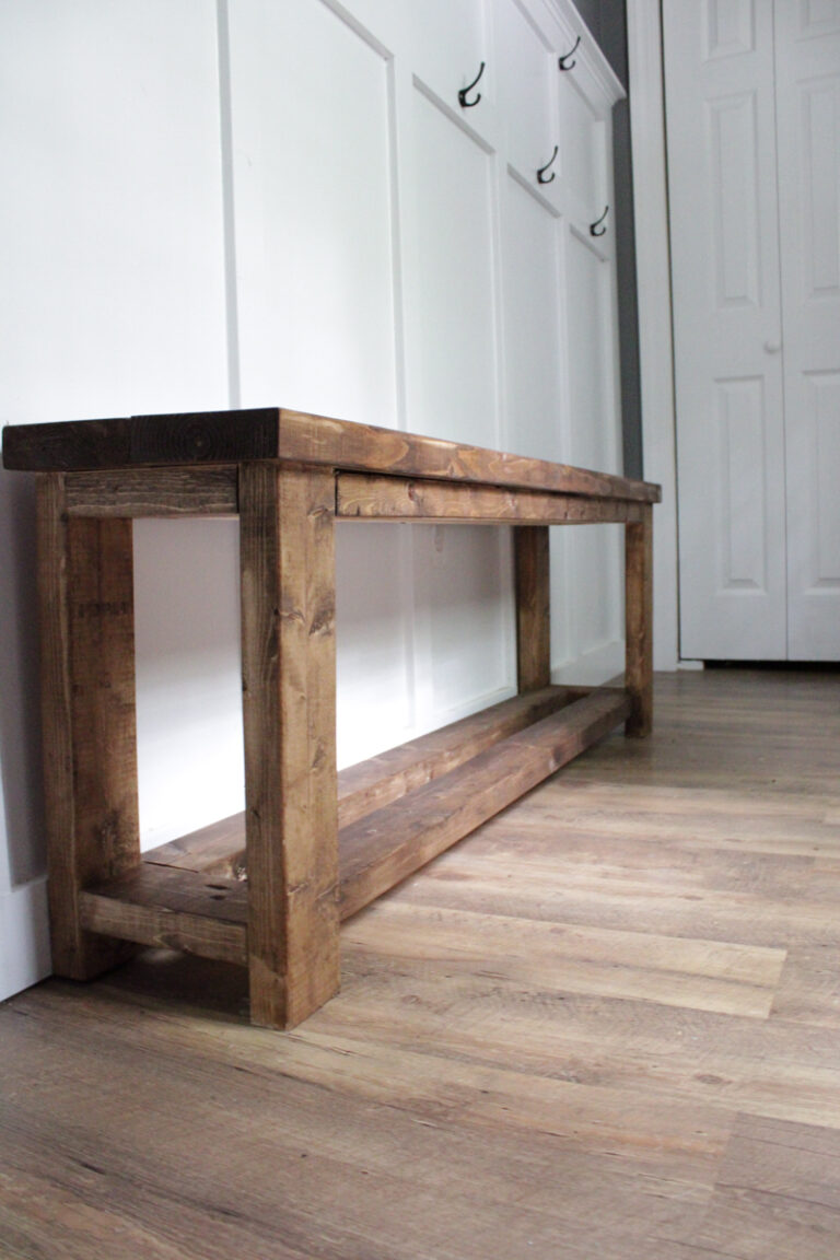 Easy DIY Entry Bench Just Call Me Homegirl