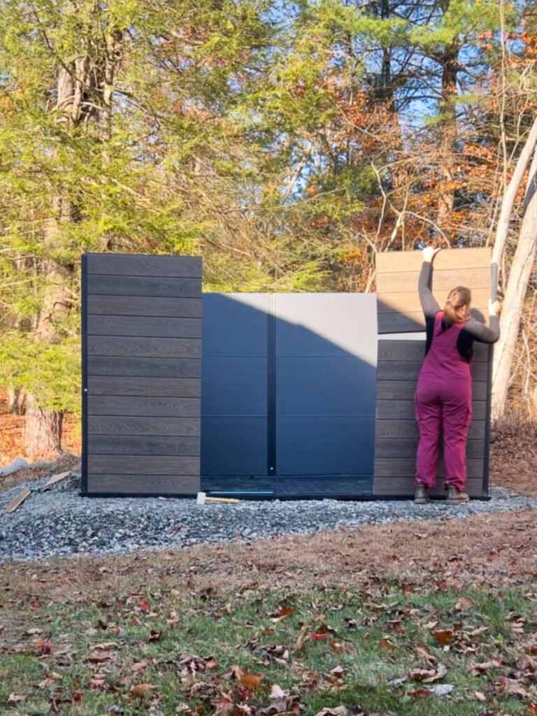 putting together a Keter shed